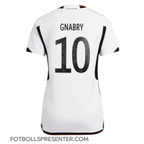 Tyskland Serge Gnabry #10 Hemma Matchtröja Dam VM 2022 Kortärmad